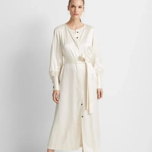 Club Monaco Silk Shirt Dress